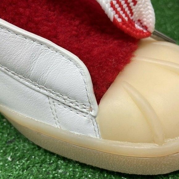 NEW Coach G1493 White Red Leather Shearling Boots Women's SZ 6 B G - Picture 12 of 12